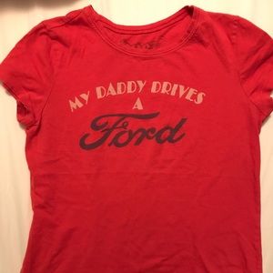 Unique Vintage Red Graphic Tee